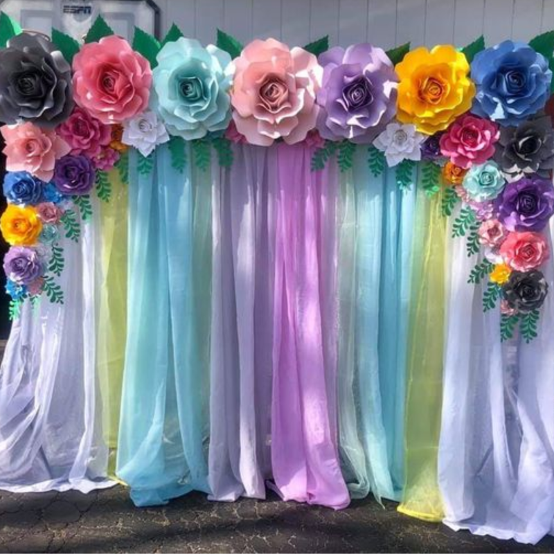 Birthday Decoration(Paper Crafted Flower Decoration)
