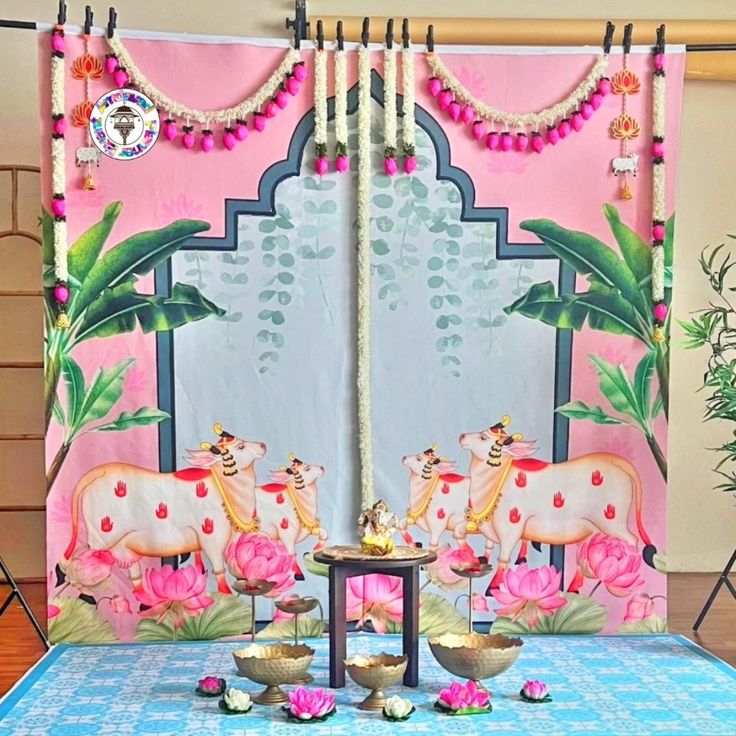 Punya Gokula Backdrop