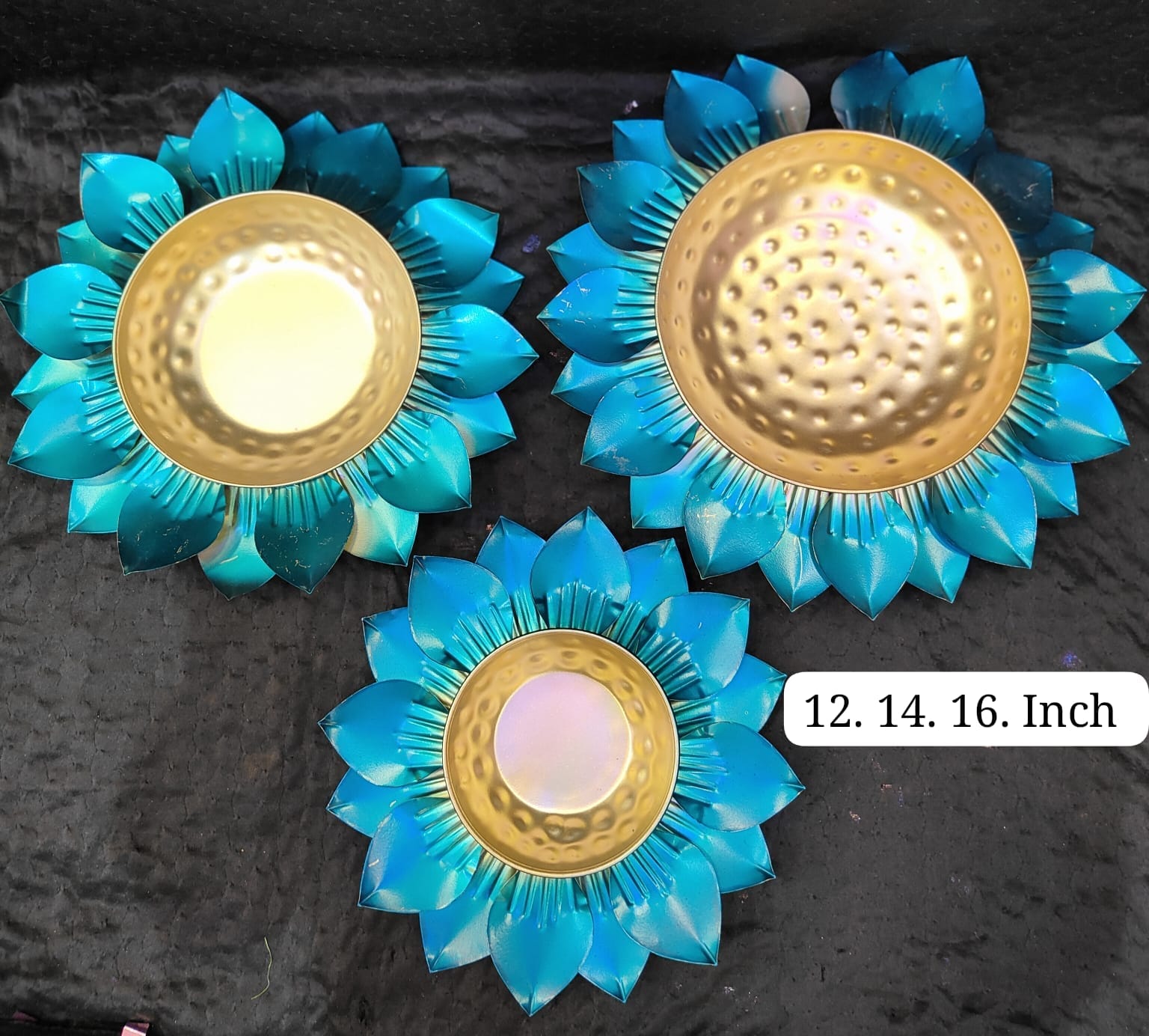 Golden Blossom Tealight Holder