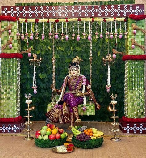 Traditional Lord Lakshmi with Cradle